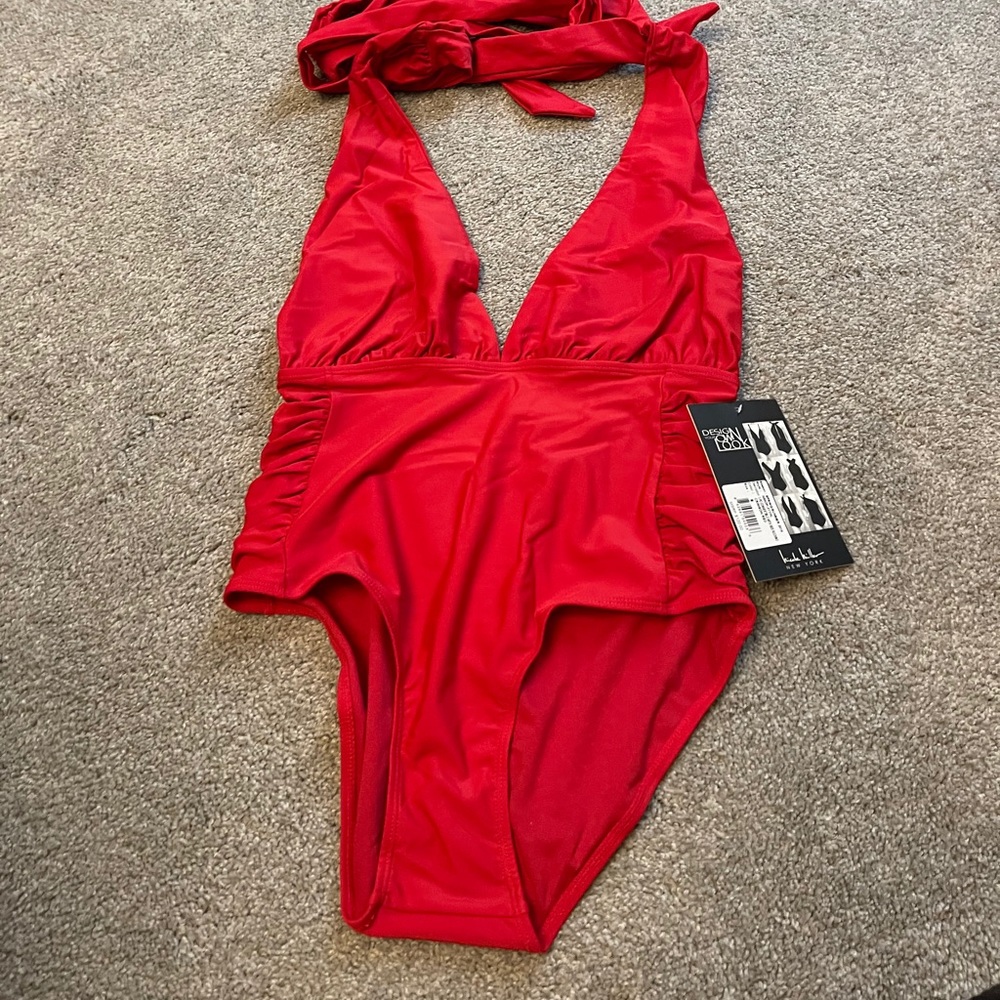 Sexy Red Nicole Miller Swimsuit